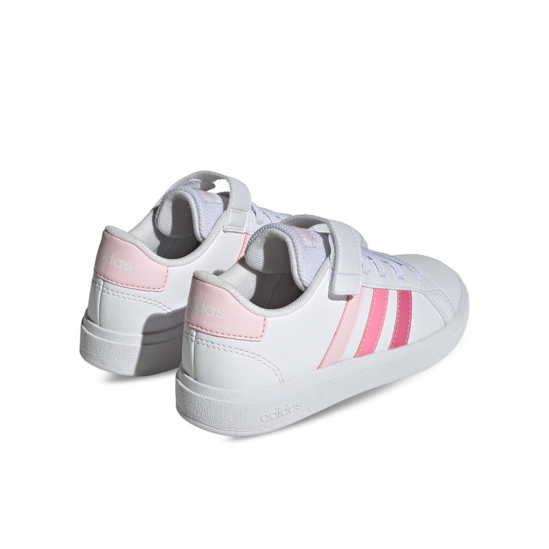 TENIS ADIDAS PREESCOLAR GRAND COURT 2.0 BLANCO ROSA