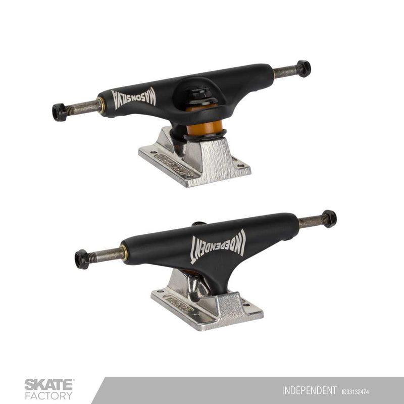 TRUCKS PARA SKATEBOARD INDEPENDENT MASON SILVA PRO MODEL NGO PLATA