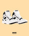 TENIS PONY M-100 BLANCO NEGRO