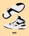 TENIS PONY M-100 BLANCO NEGRO