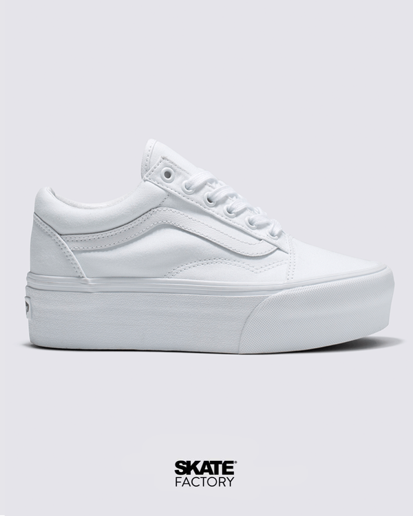 VANS TENIS DAMA PLATAFORMA OLD SKOOL BLANCO