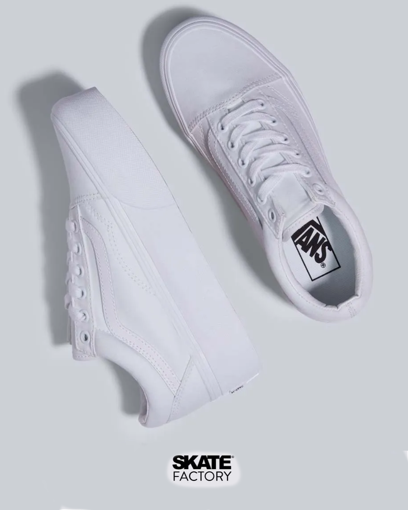 VANS TENIS DAMA PLATAFORMA OLD SKOOL BLANCO