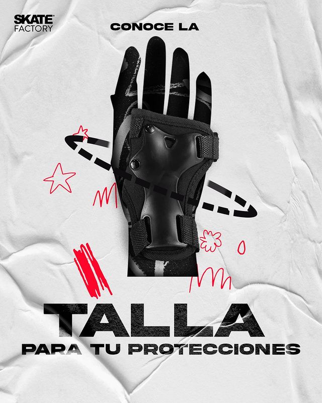 conoce la talla de tus protecciones para patinar skf 