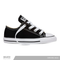 CONVERSE CHOCLO TENIS NIÑO CLÁSICO NEGRO