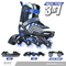 SKATE FACTORY 3 EN 1 PATINES AJUSTABLES NIÑO AZUL