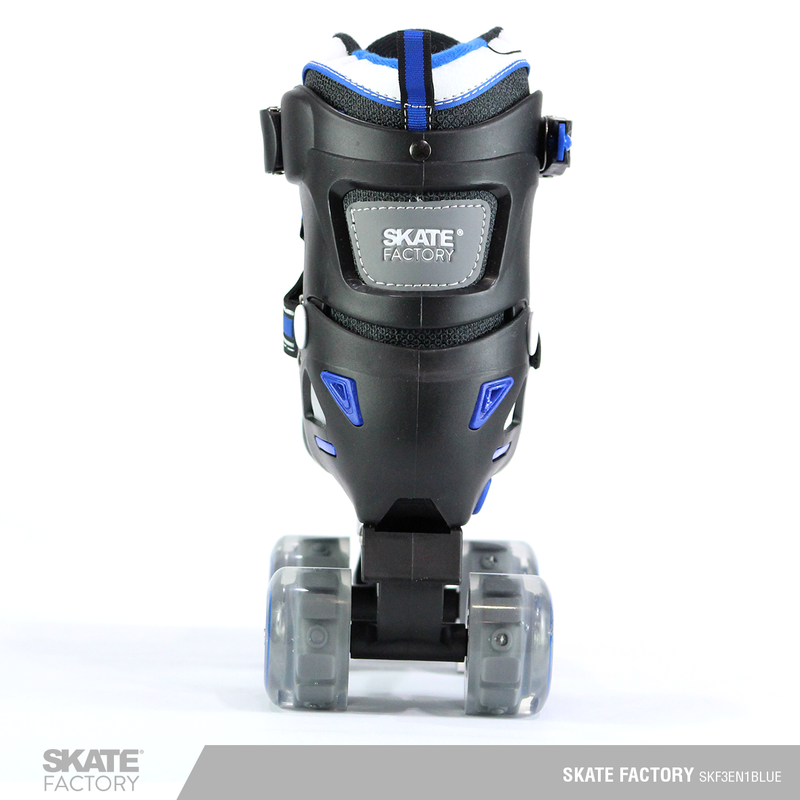 SKATE FACTORY 3 EN 1 PATINES AJUSTABLES NIÑO AZUL