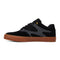 TENIS DC SHOES KALIS VULC NEGRO CON SUELA CAFE