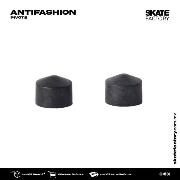 Encuentra las mejores refacciones para tu patineta en skate shop skate factory aquí puedes encontrar los pivotes para skateboard de antifashion, empieza a hacer trucos en tu patineta ahora, envíos gratis en compras mayores a $999 pesos compra fácil y rápido Encuéntralos en tu skate shop, Skate factory ®.