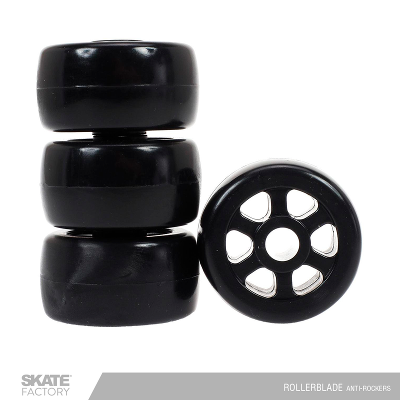 RUEDAS PARA PATINES ANTI-ROCKERS TRS NEGRO SET DE 4PZ