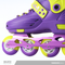 Par de patines de color morado con verde Roadshow en línea ruedas para hacer freeskate, encuéntralos en tus roller shop skate factory ®, La primer tienda de patines en compras mayores a $999 mxn el envió es gratis. Tenemos las mejores marcas de patines para niña, patines para niños y patines para adultos. Encuéntralos en tu skate shop, Skate factory ®.