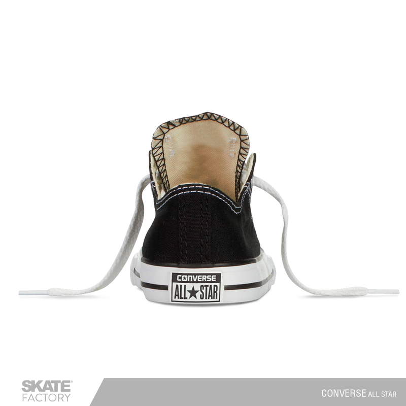 CONVERSE CHOCLO TENIS NIÑO CLÁSICO NEGRO