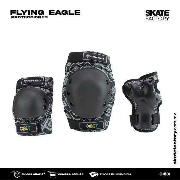 Protecciones Flying Eagle V7 Rosa – Full Skate Shop