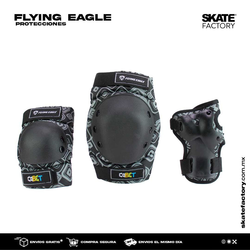 Nuestros kits Skate Factory de protecciones son Ideales para comenzar patinar sin miedo. Son esenciales para ir seguro y sin golpes ya sea en patines freeskate, en línea, agresivo o quads  o en cualquier tipo de patines, Encuéntralos en tu skate shop, Skate factory ®.