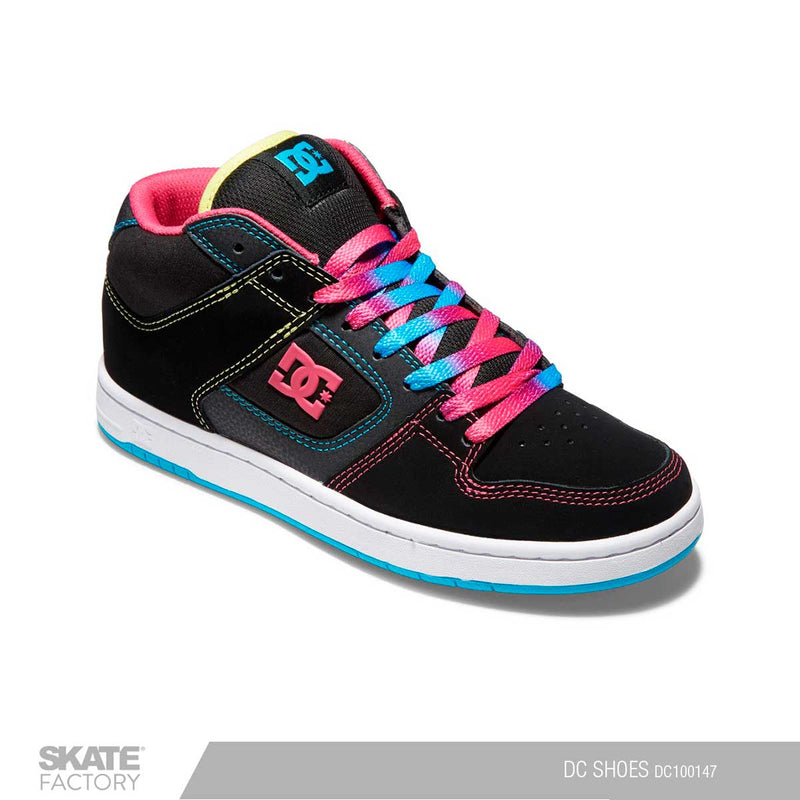 TENIS DC SHOES MANTECA NEGRO DE COLORES 