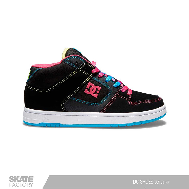 TENIS DC SHOES MANTECA NEGRO DE COLORES 