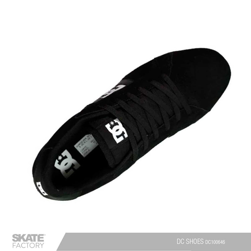 TENIS DC SHOES STRIKE NEGROS CON BLANCO