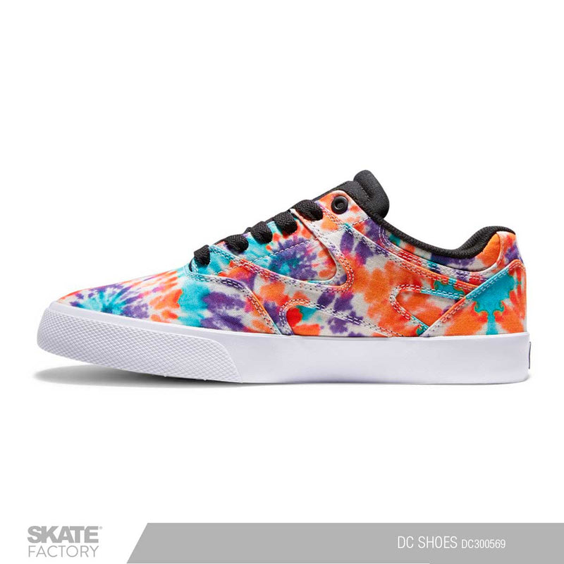 Tenis dc shoes,tenis skate para hombres, tenis dc shoes Kalis vulc, de color blanco tie dye para hombre, envíos gratis en compras mayores a $999 pesos compra fácil y rápido Encuéntralos en tu skate shop México, Skate factory ®.