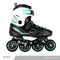 FLYING EAGLE F1S MANTRA PATIN FREESKATE NEGRO MENTA