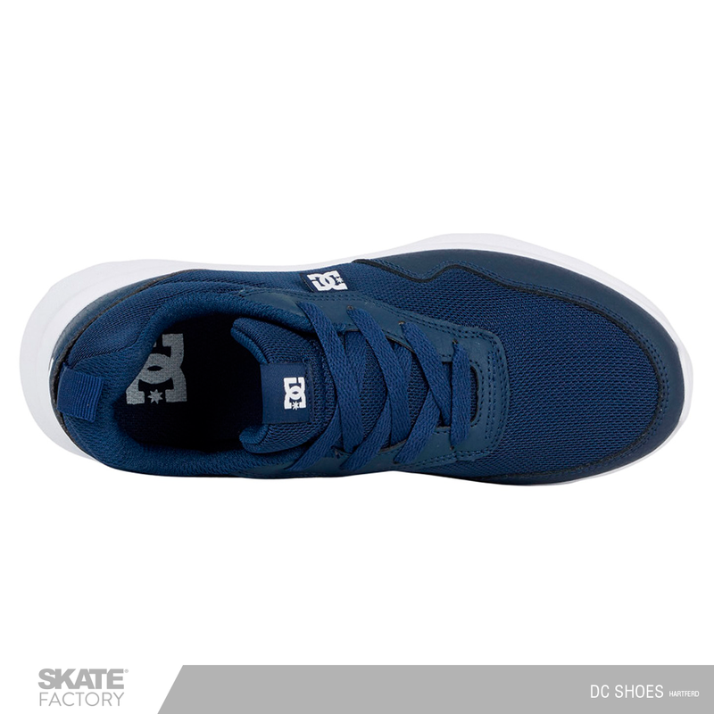 DC SHOES HARTFERD TENIS NIÑO PREESCOLAR MARINO BLANCO