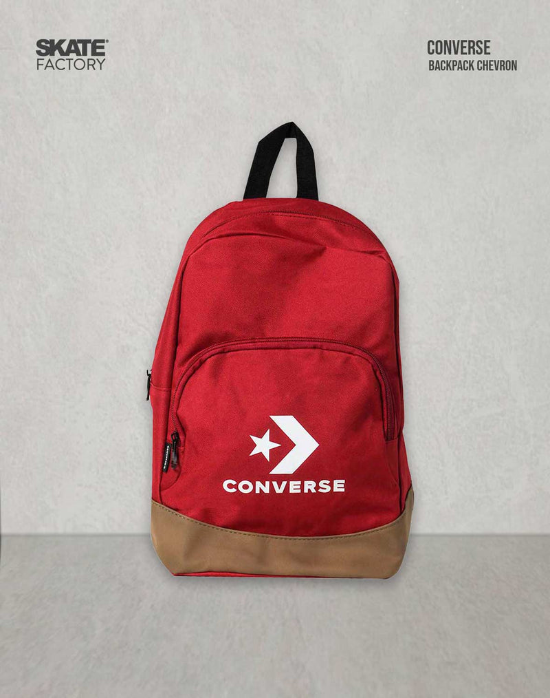 MOCHILA CONVERSE STAR CHEVRON ESCOLAR ROJO