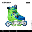 patines en linea para niños de color verde 
