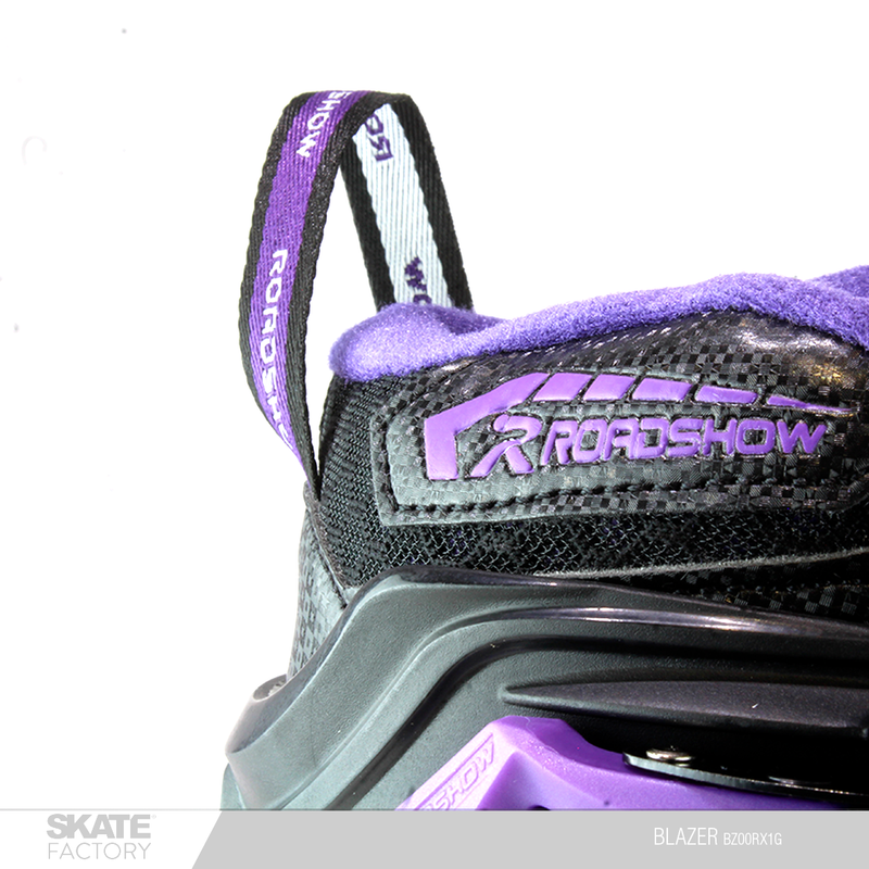 Par de patines en línea (blazer) de 4 ruedas para hacer freeskate