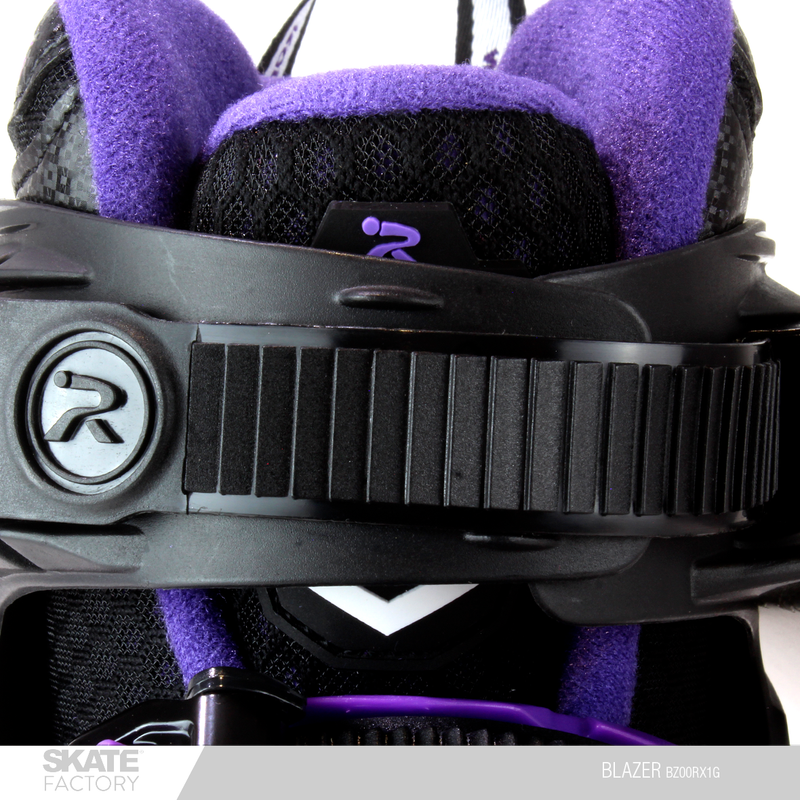 Par de patines en línea (blazer) de 4 ruedas para hacer freeskate