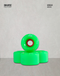 RUEDAS PARA LONGBOARD  VERDE 65MM 80A HONDAR