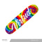 TABLA PARA PATINETA TIE DYE VIRTUD 8.25" COLORES