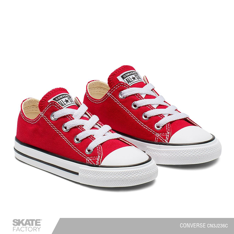 CONVERSE CHOCLO TENIS NIÑO CLÁSICO ROJO