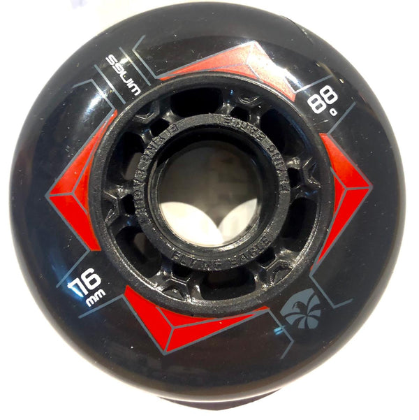 RUEDAS PARA PATINES SET DE 4PZ FLYING EAGLE RX WINGS NEGRO ROJO