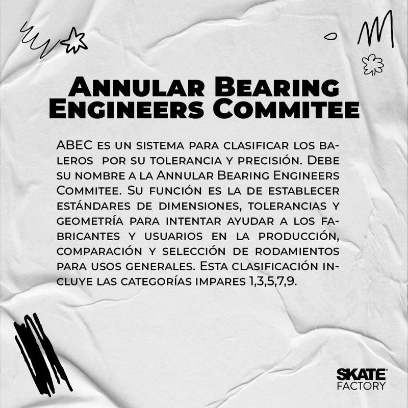 BALEROS SKATE SET DE 8 PZ  ABEC 7 BLAZER NEGRO