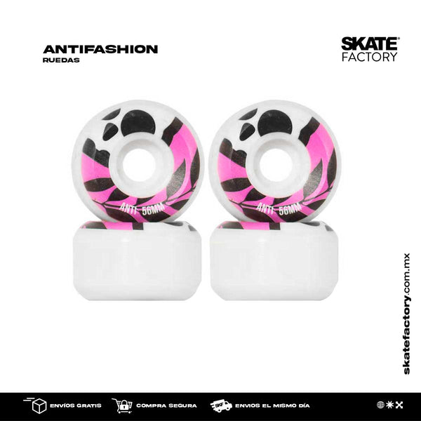 LLANTAS ANTIFASHION PARA SKATEBOARD SHEET 56 MM