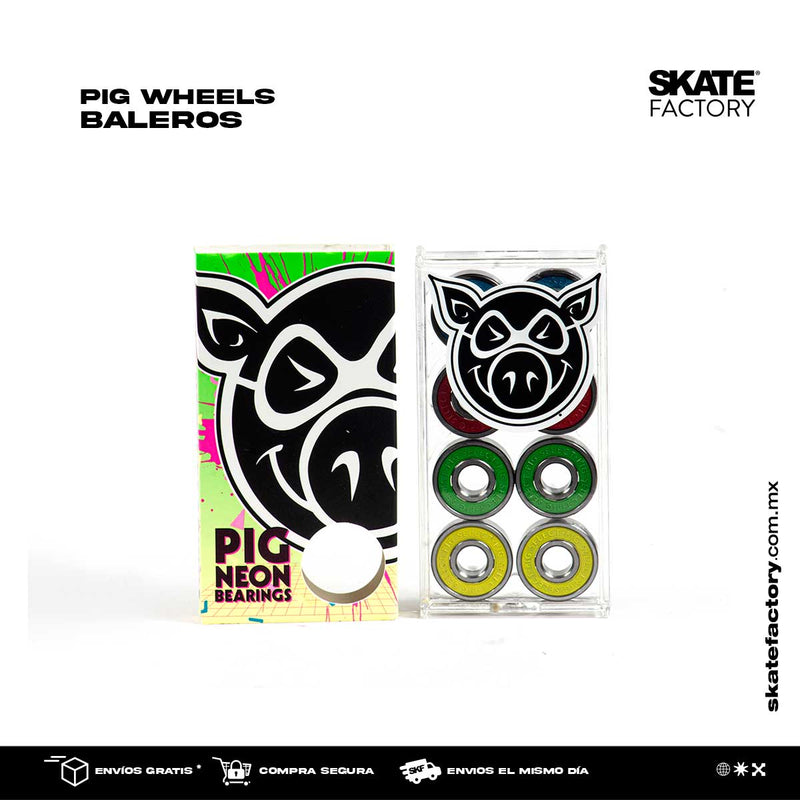 BALEROS PIG PRIME BEARINGS 8 PZ VARIOS COLORES ABEC9