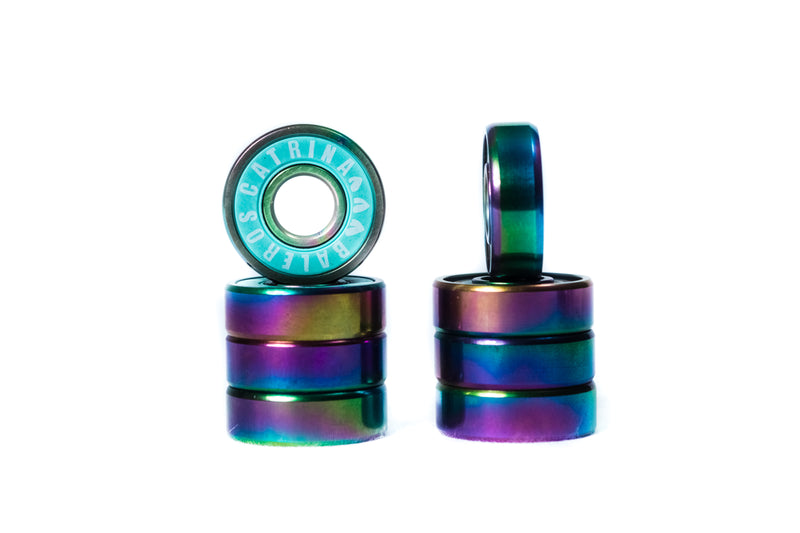 Aumenta la velocidad a tu skateboard con estos baleros Catrina de color tonalsol  ABEC 9 de materiales cerámicos, continua en el skateboarding con más velocidad, práctica tus mejores trucos en skateboard envíos gratis en compras mayores a $999 pesos compra fácil y rápido Encuéntralos en tu skate shop, Skate factory ®.