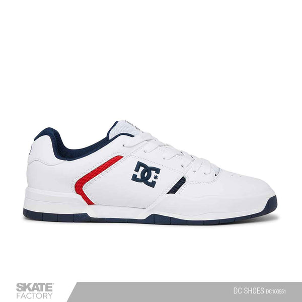 DC SHOES CENTRAL TENIS CABALLERO BLANCO AZUL MARINO