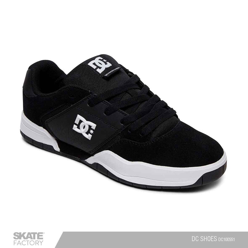 TENIS DC SHOES CENTRAL NEGROS CON BLANCO