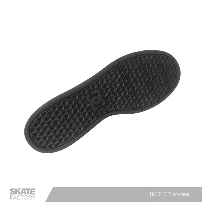 TENIS DC SHOES STRIKER NEGROS MONOCROMO 