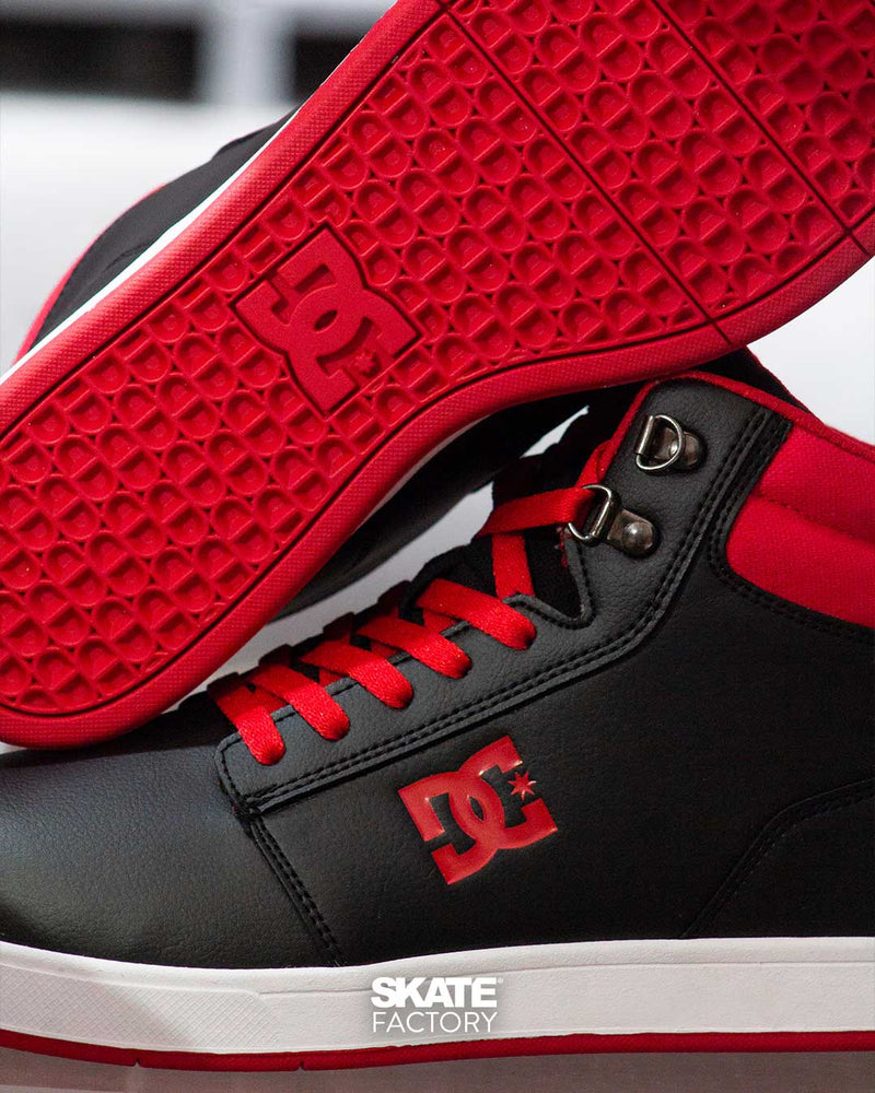 TENIS DC SHOES BOTA CRISIS 2 CABALLERO NGO ROJO