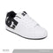 TENIS DC SHOES COURT GRAFFIK BLANCO  CON LOGO NEGRO