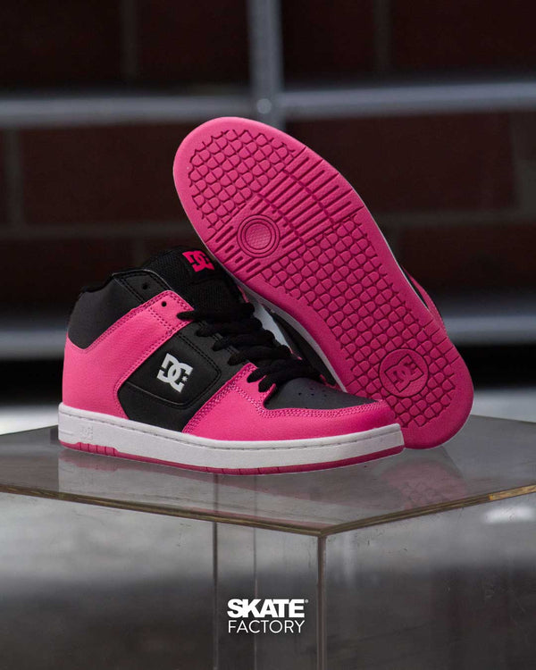 TENIS DAMA DC SHOES MANTECA 4MID BOTA NRO ROSA
