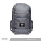 MOCHILA ANTIFASHION GRIS CON BROCHES PARA SKATE EN EL EXTERIOR