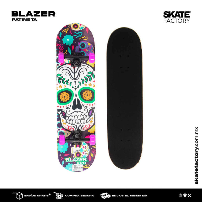 PATINETA COMPLETA BLAZER PRO CALVERA MORADO VERDE