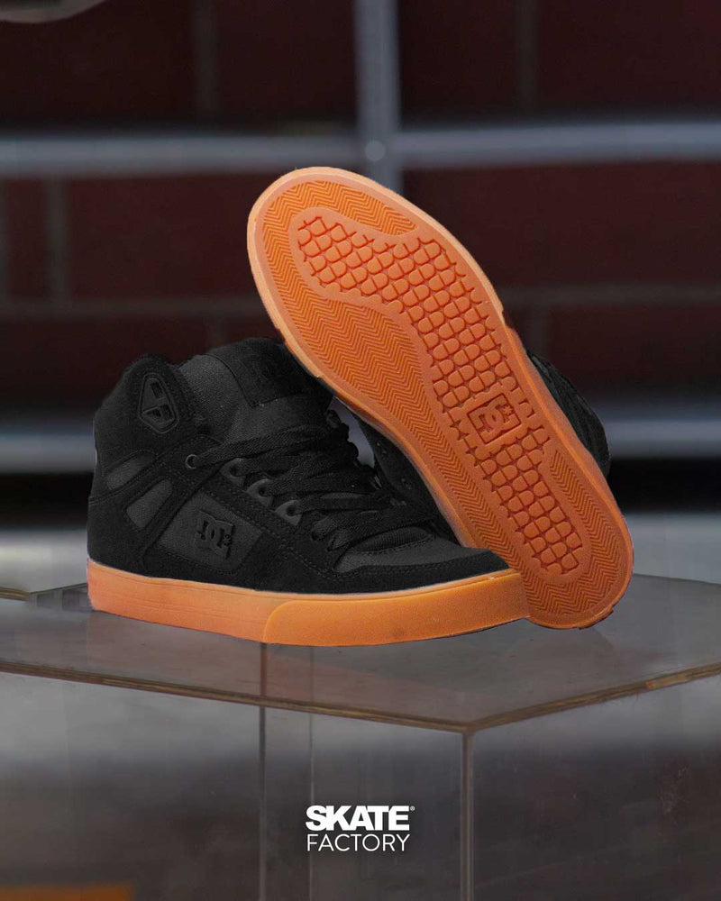 DC SHOES PURE HI TOP TENIS CABALLERO NGO/LIGA