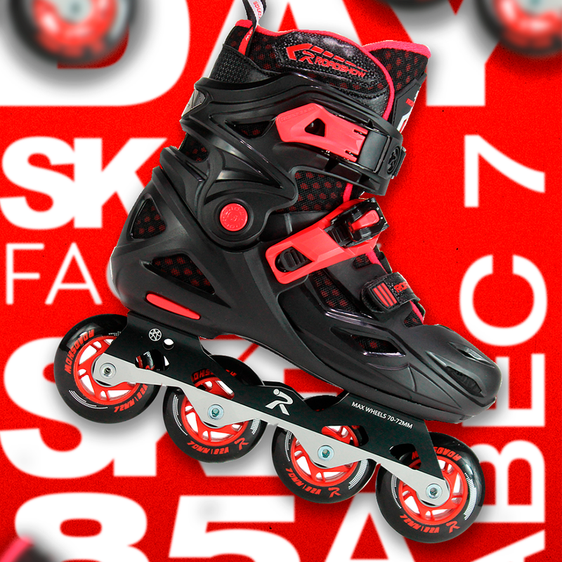 PATINES EN LINEA FREESKATE ROADSHOW NEGRO ROJO