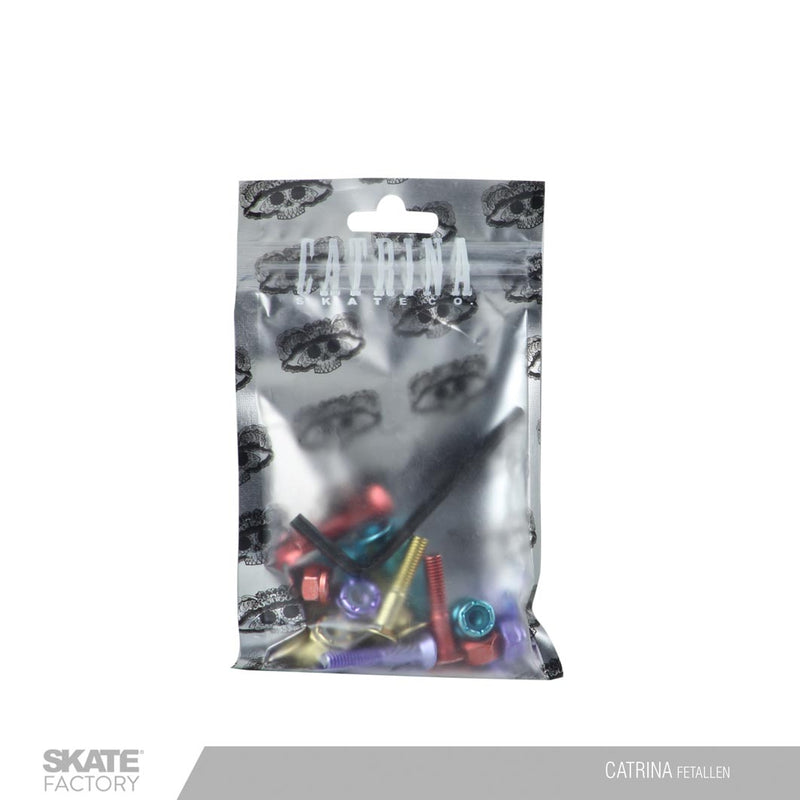 TORNILLOS PARA SKATEBOARDING CATRINA VARIOS COLORES