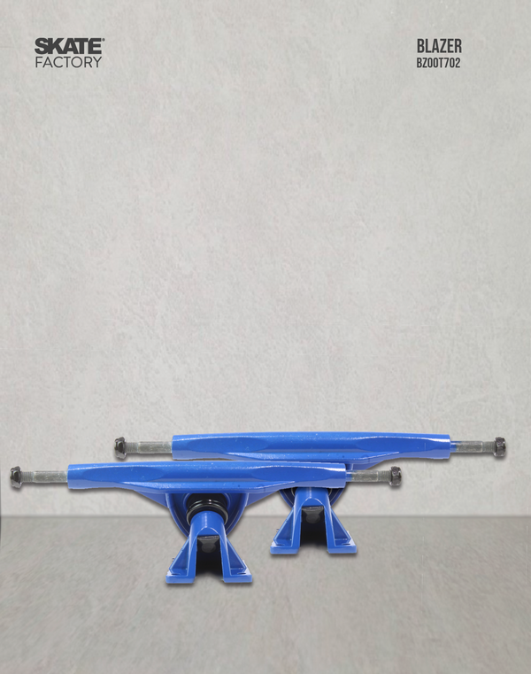 TRUCKS PARA LONGBOARD AZUL SET 2 PZ