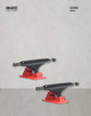 Encuentra las mejores refacciones para tu patineta en skate shop skate factory aquí puedes encontrar los trucks para skateboard de Catrina, empieza a hacer trucos en tu patineta ahora, envíos gratis en compras mayores a $999 pesos compra fácil y rápido Encuéntralos en tu skate shop, Skate factory ®.