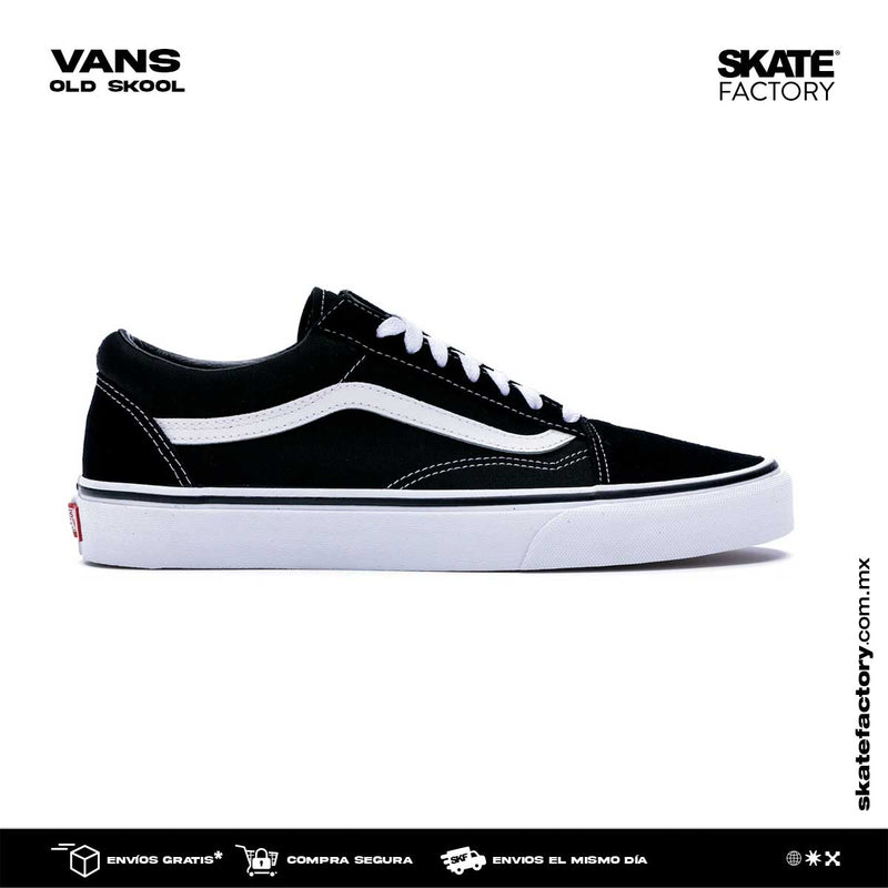 VANS TENIS UNISEX OLD SKOOL NEGRO